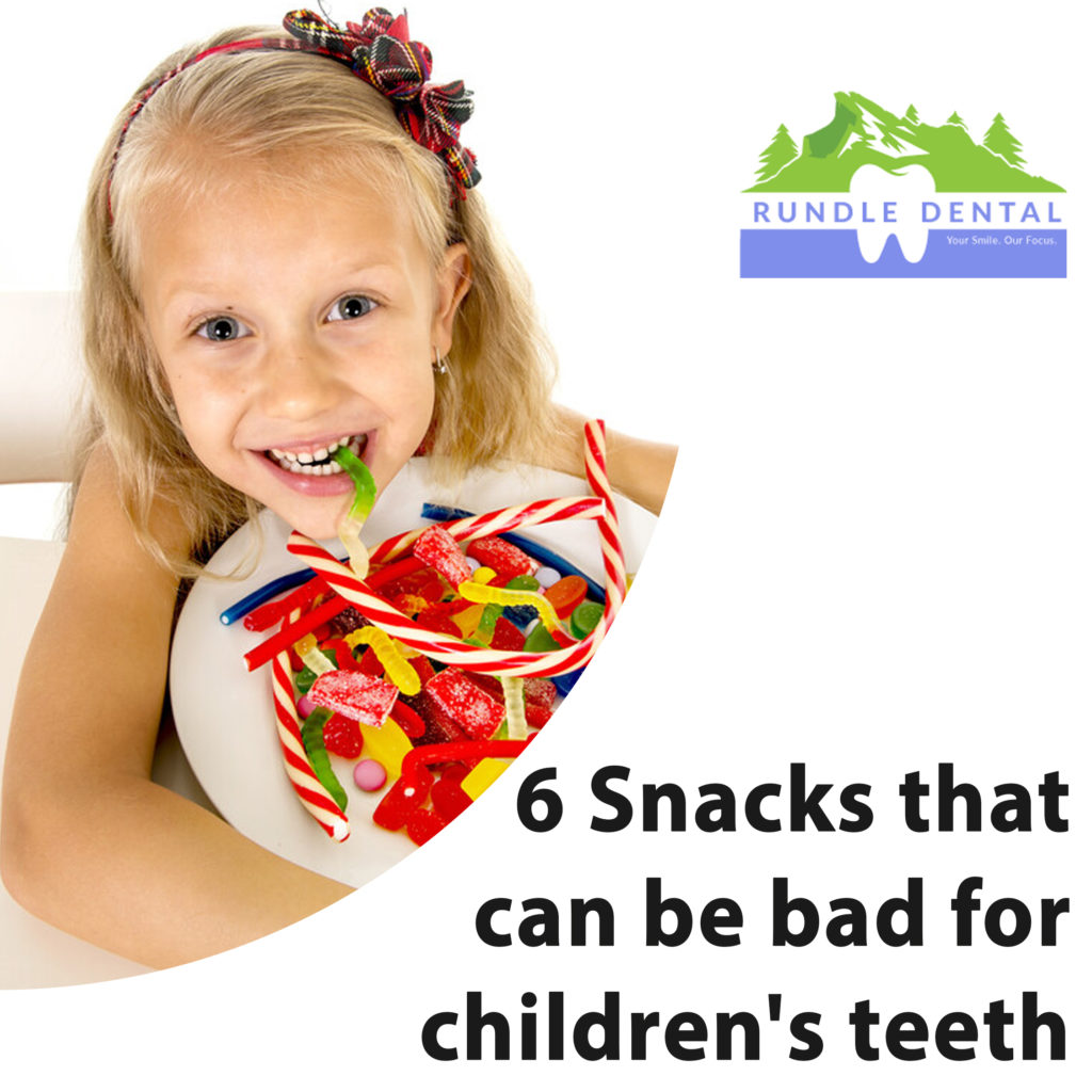 6 Snacks that can be bad for children's teeth